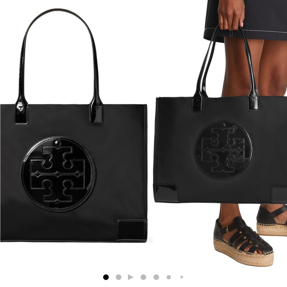 Tory Burch Ella Patent Nylon Tote
